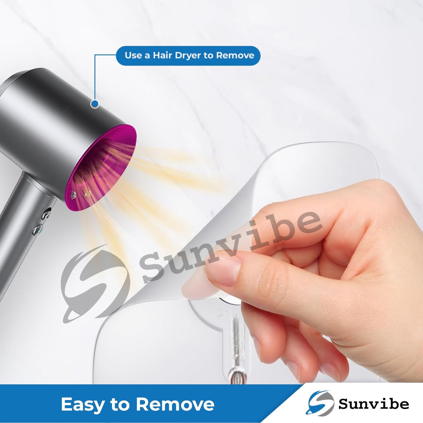 Adhesive Wall J Hooks for Hang in Kitchen Household and Bathroom Accessories (Pack of 20)