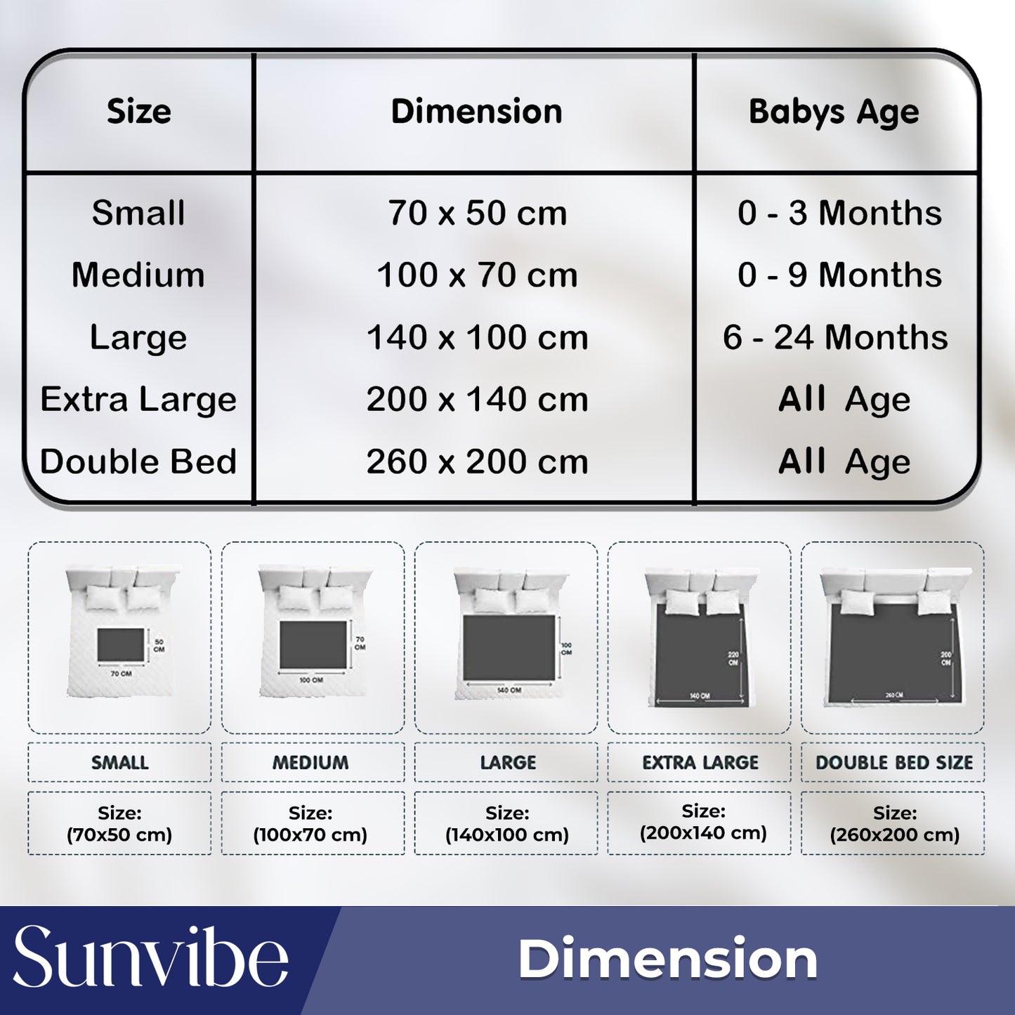 Absorbent & Waterproof Baby Mattress Protector Sheet – Quick Dry, Washable