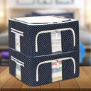 24L Double-Sided Zipper Storage Box (Blue) PACK OF 2