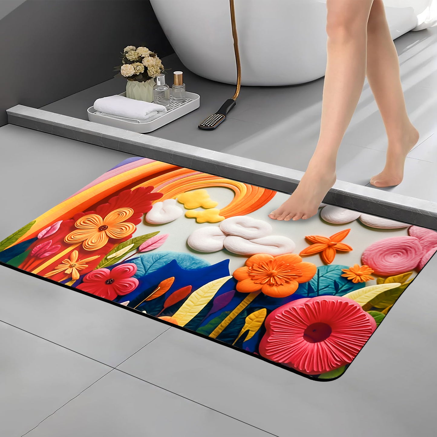 3D Anti-Skid Water-Soaking Mat: Perfect for Your Home