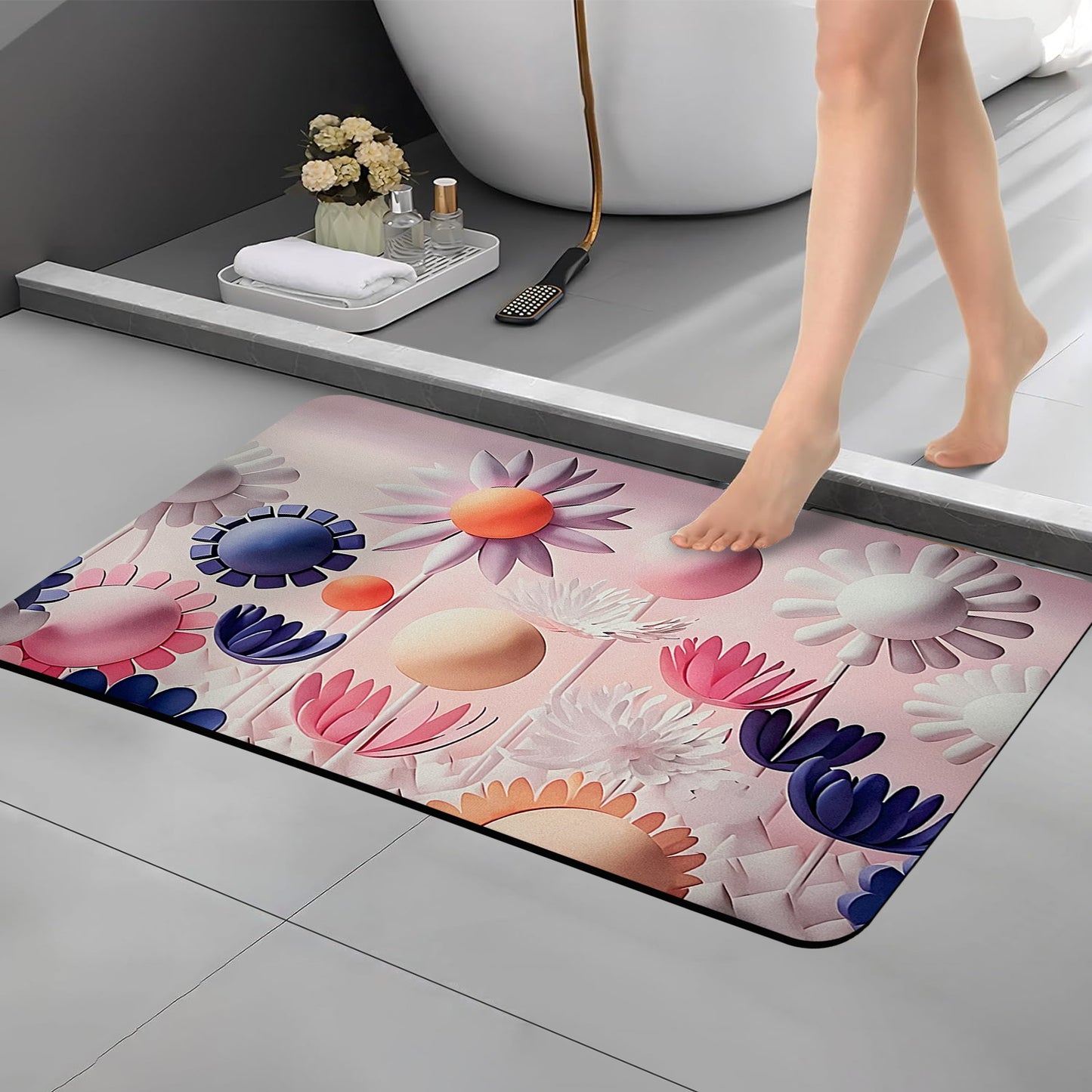 3D Anti-Skid Water-Soaking Mat: Perfect for Your Home