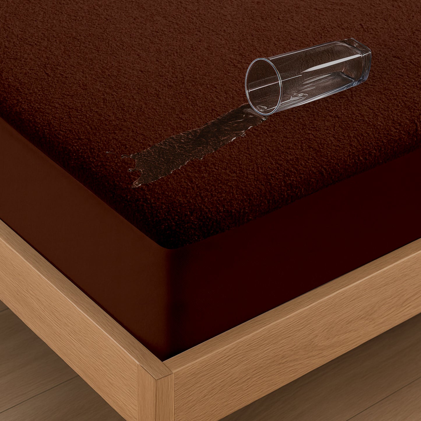 Mattress Protector – Waterproof, Breathable & Soft Cotton (White)