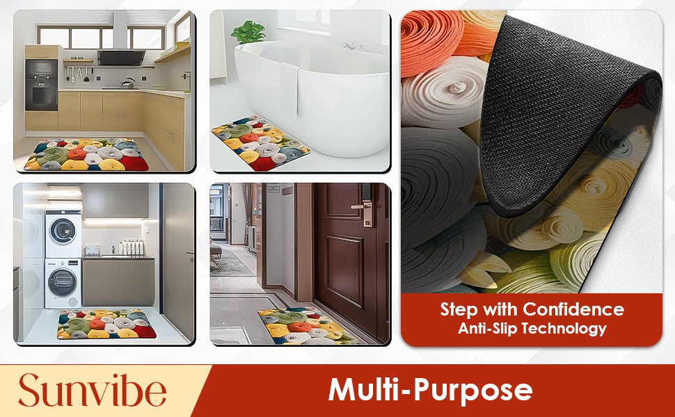 3D Anti-Skid Water-Soaking Mat: Perfect for Your Home