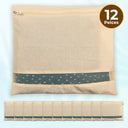 Saree Clothes Covers (16 X 14 Inches, Beige) PACK of 12