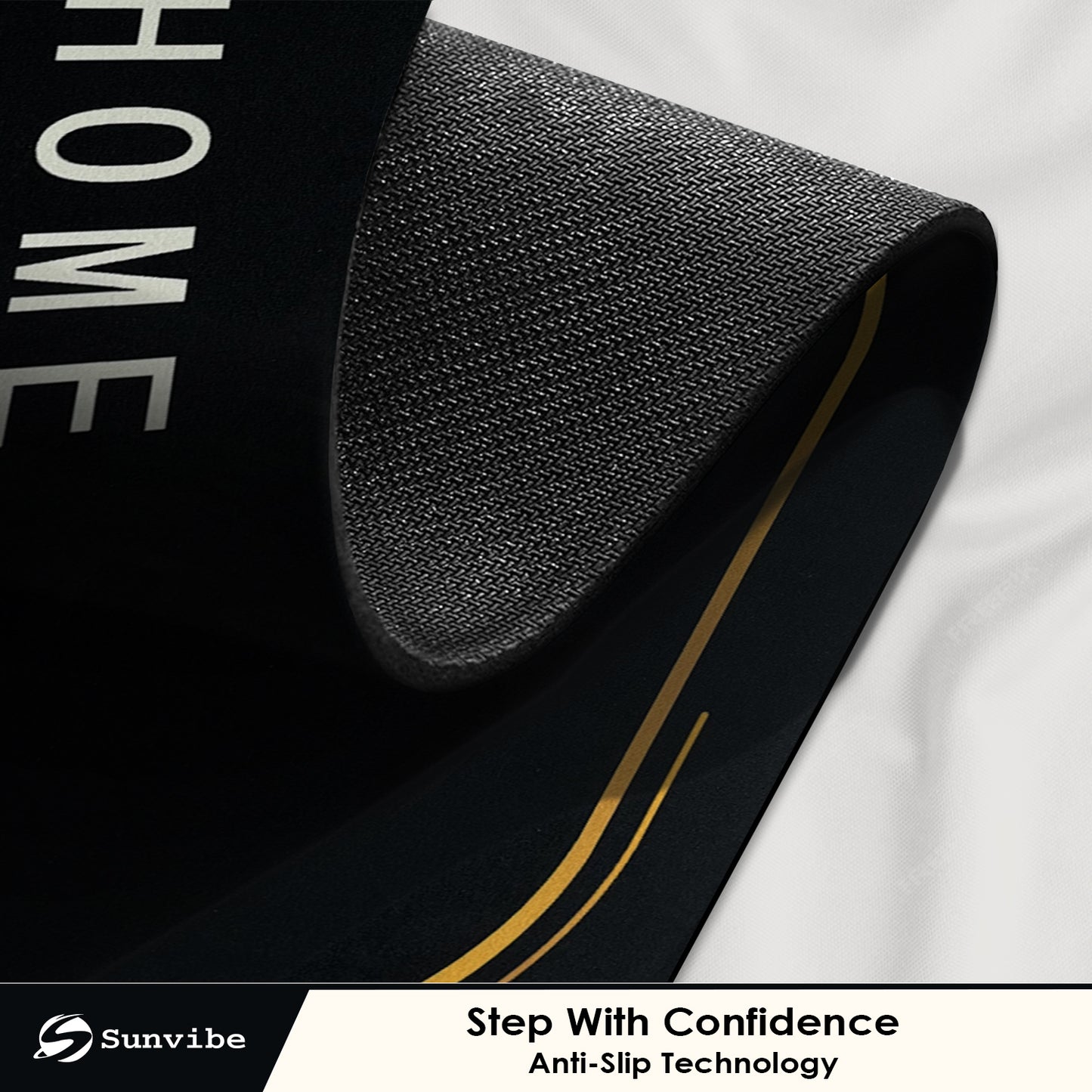 Bath Mat 3.5mm Anti-Skid Water Soaking Home Print Door Floor Mat