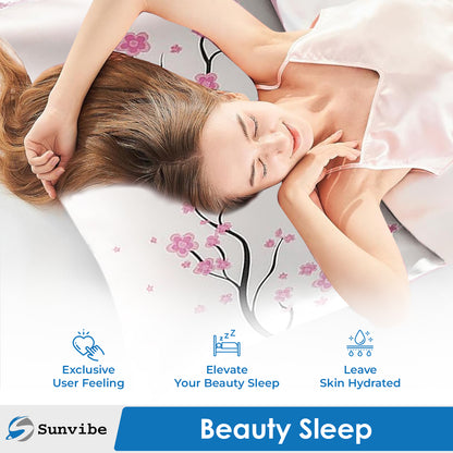 Sunvibe 3D Printed Pillow Cover for Bedroom | Soft & Durable Microfiber Cushion Cover | Fade-Resistant, Skin-Friendly, Hidden Zipper | Decorative Pillowcase for Sofa & Bed