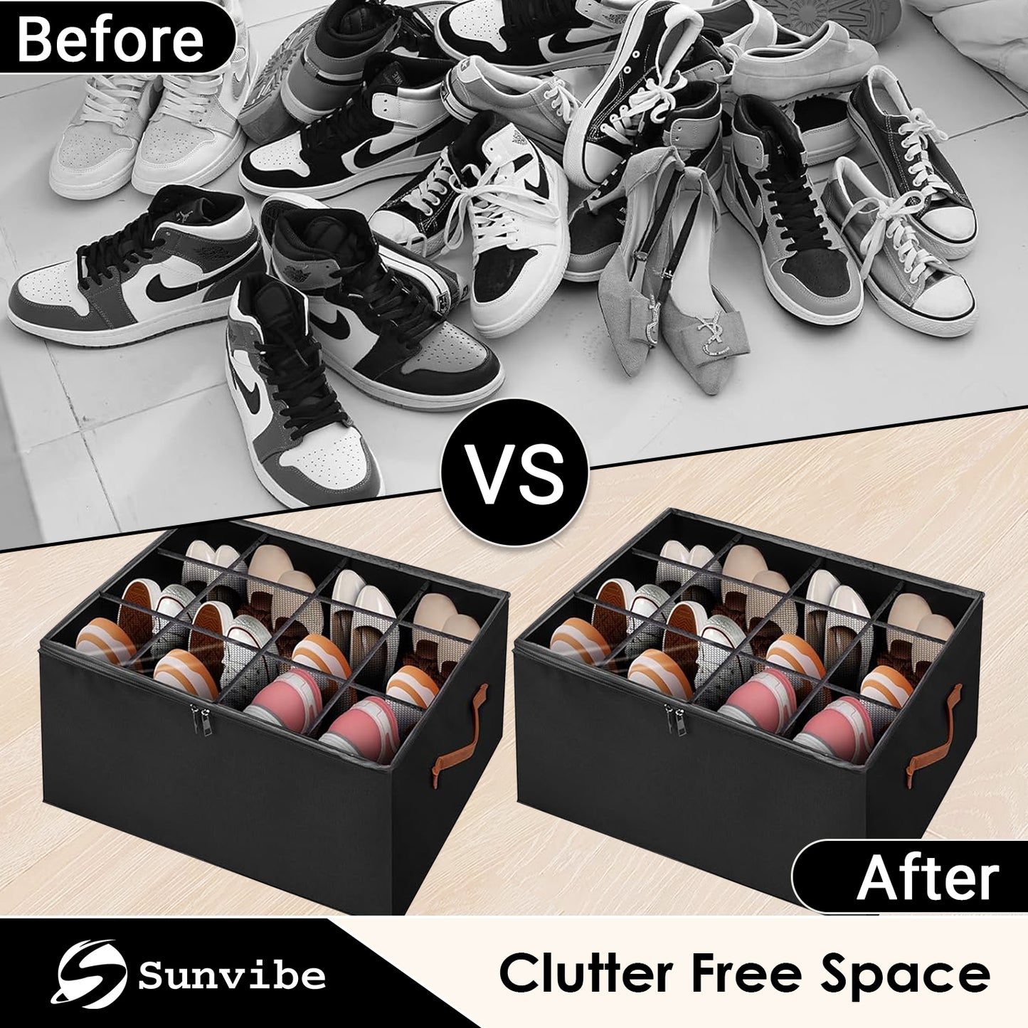 Premium Multi-Layer Shoe Organizer | Space Saving Shoe Storage Shelf for Home, Entryway & Closet | Durable, Dust-Free, Easy to Assemble Shoe Stand