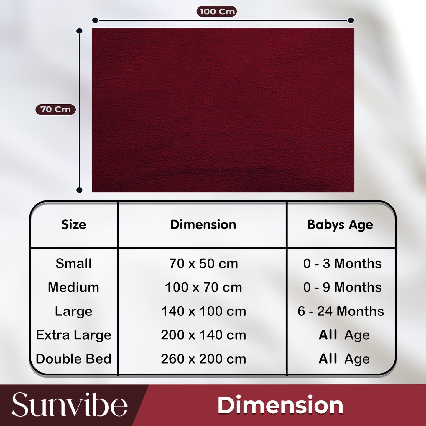 Absorbent & Waterproof Baby Mattress Protector Sheet – Quick Dry, Washable