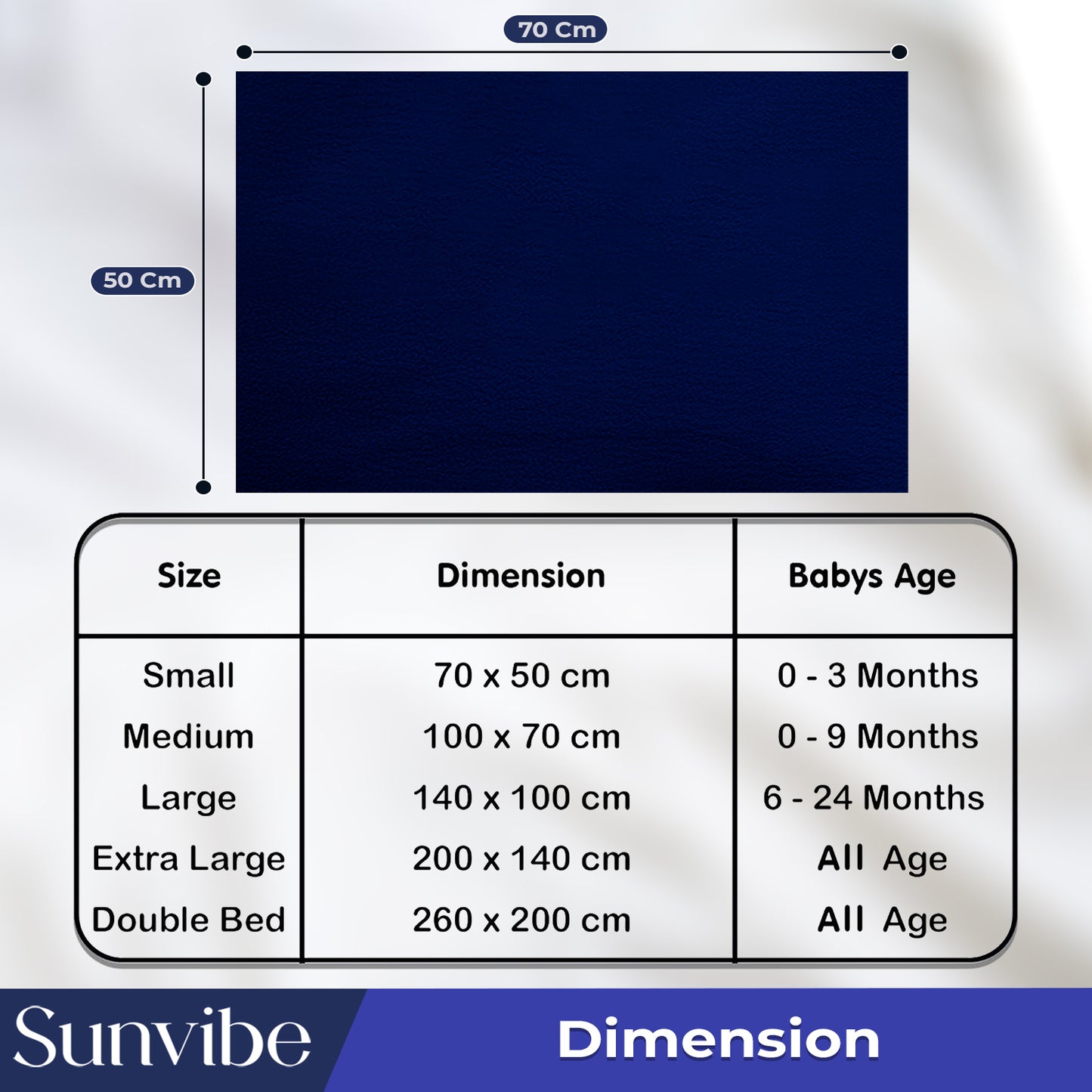 Absorbent & Waterproof Baby Mattress Protector Sheet – Quick Dry, Washable
