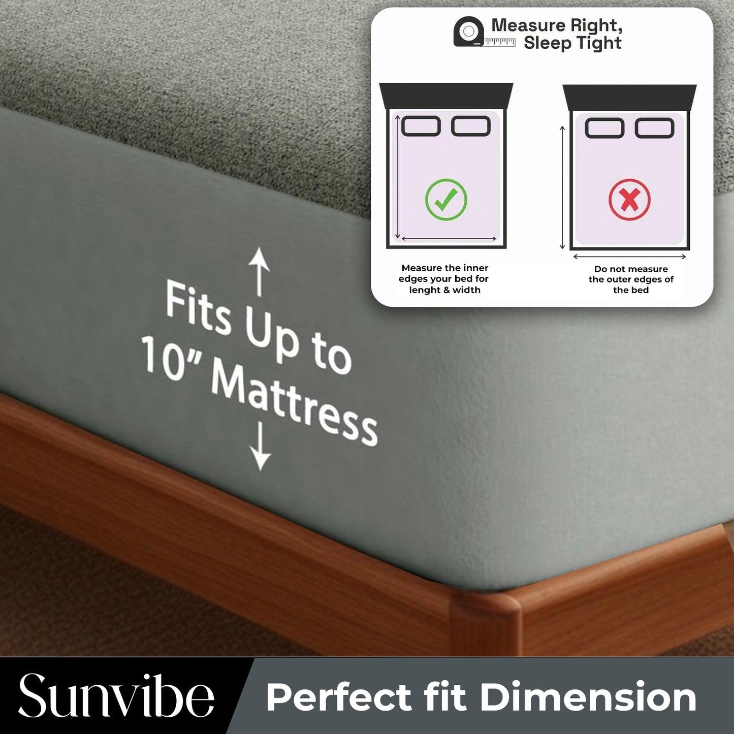 Mattress Protector – Waterproof, Breathable & Soft Cotton