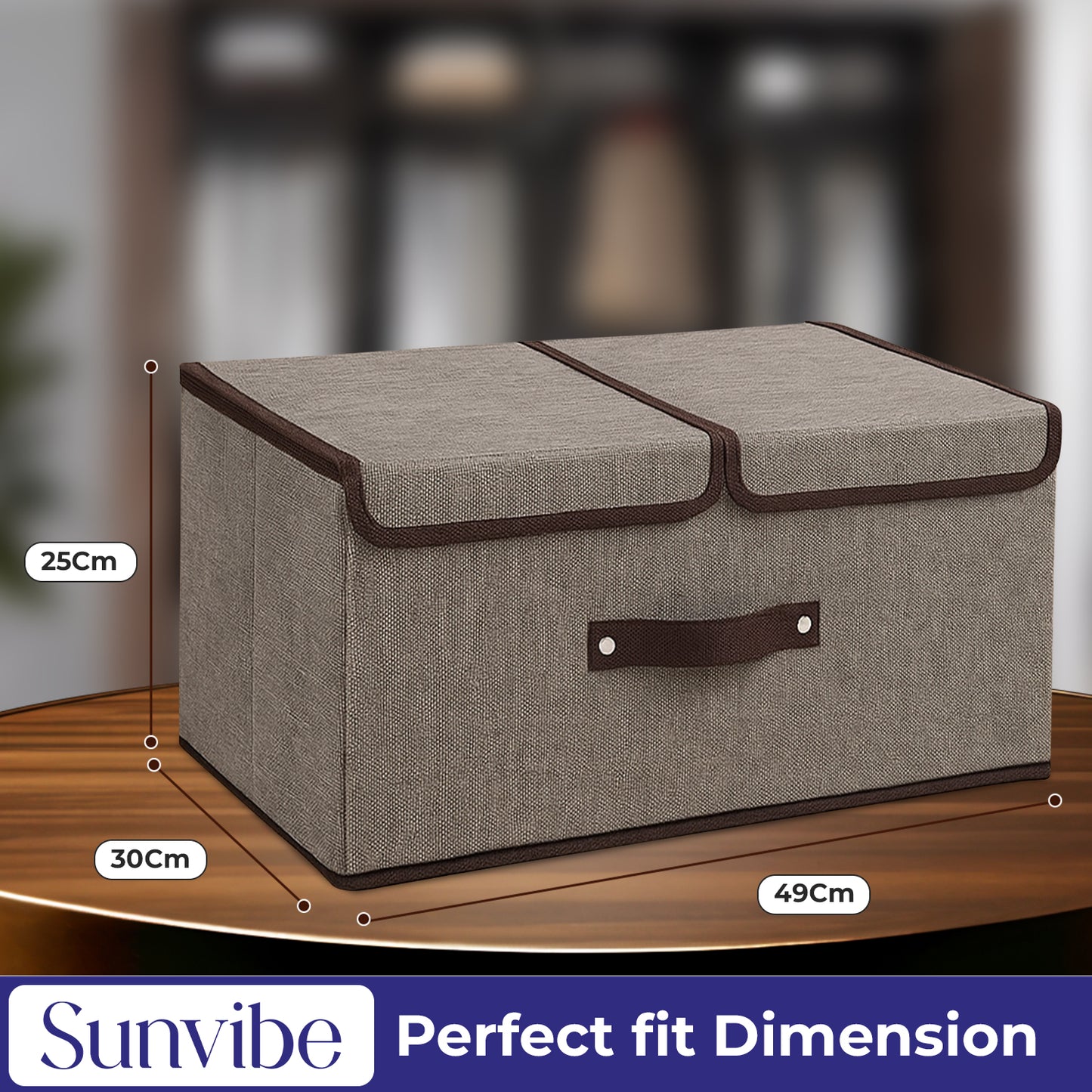 Foldable Clothes Storage Organizer Box Multi-Functional Storage Organizer – Declutter with Style.