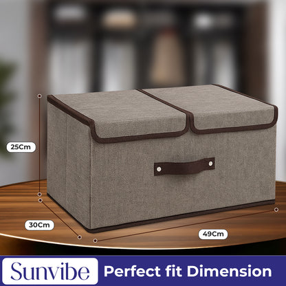 Foldable Clothes Storage Organizer Box Multi-Functional Storage Organizer – Declutter with Style.