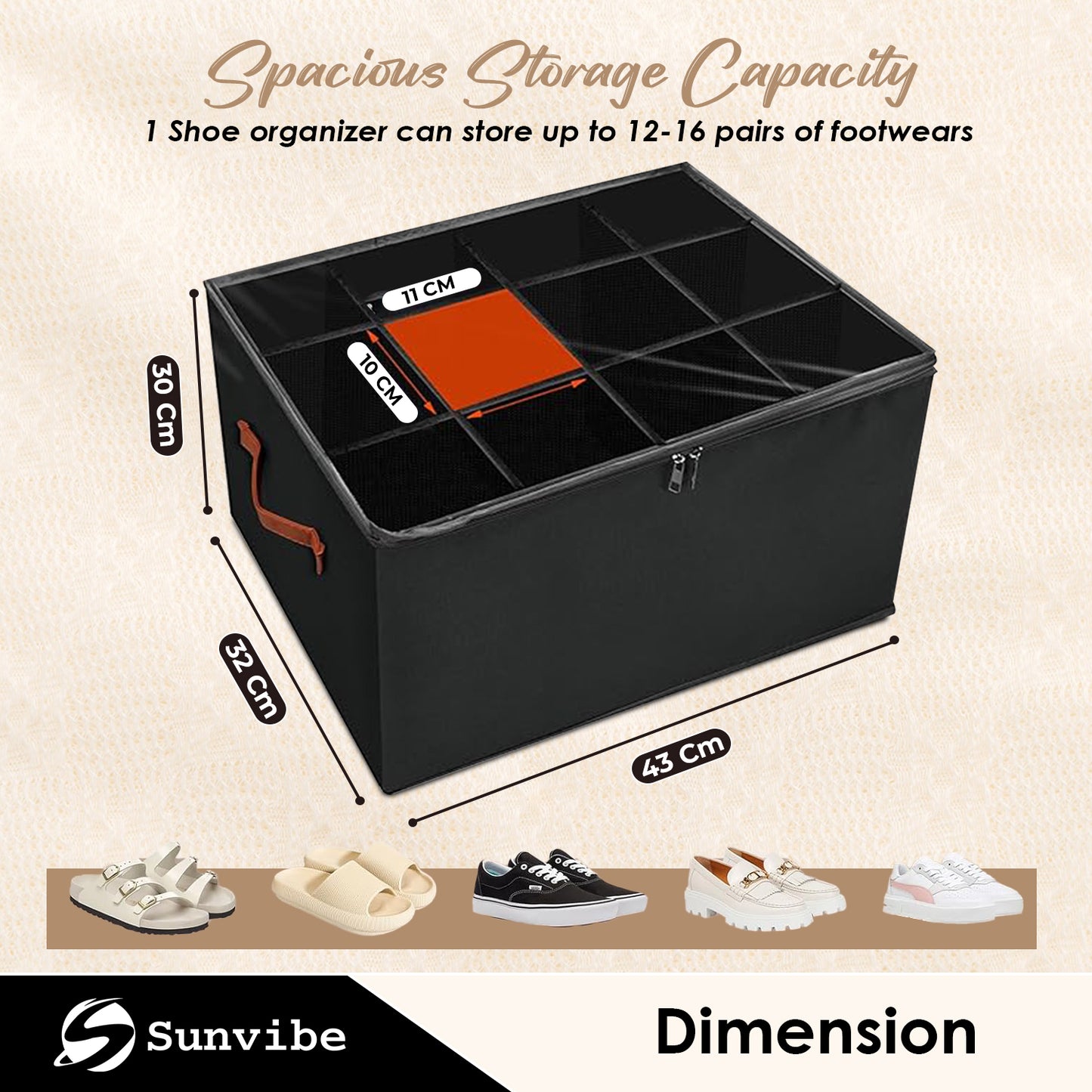 Premium Multi-Layer Shoe Organizer | Space Saving Shoe Storage Shelf for Home, Entryway & Closet | Durable, Dust-Free, Easy to Assemble Shoe Stand