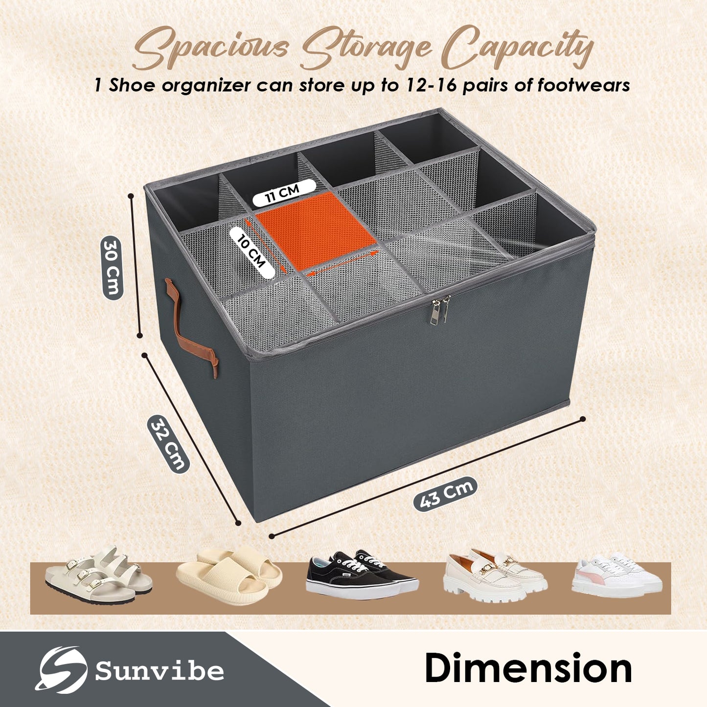 Premium Multi-Layer Shoe Organizer | Space Saving Shoe Storage Shelf for Home, Entryway & Closet | Durable, Dust-Free, Easy to Assemble Shoe Stand