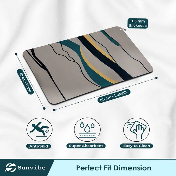 3D Anti-Skid Water-Soaking Mat: Perfect for Your Home...