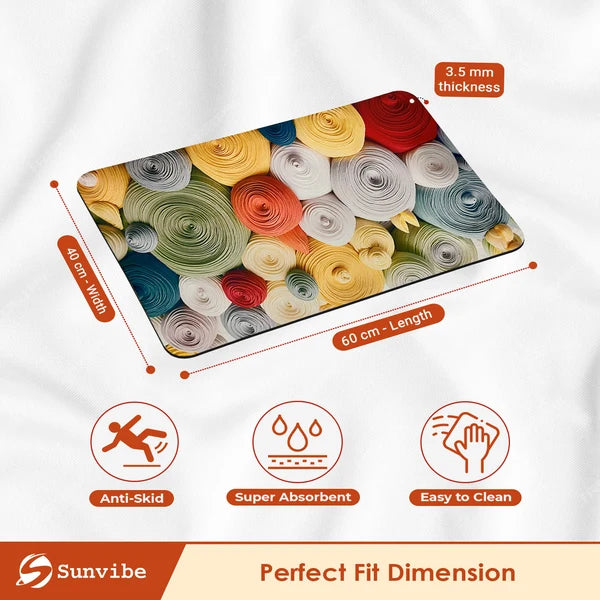 3D Anti-Skid Water-Soaking Mat: Perfect for Your Home...
