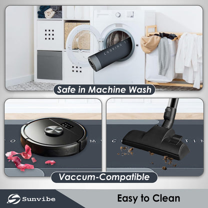 Kitchen Floor Mat 3.5mm (120x40cm & 40x60cm, Cooking Grey)