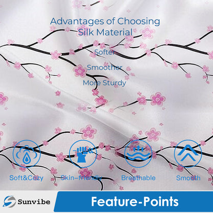 Sunvibe 3D Printed Pillow Cover for Bedroom | Soft & Durable Microfiber Cushion Cover | Fade-Resistant, Skin-Friendly, Hidden Zipper | Decorative Pillowcase for Sofa & Bed