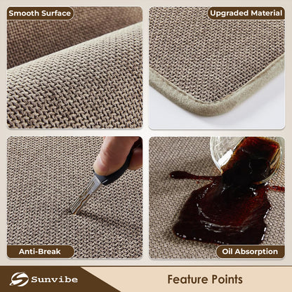 Kitchen Floor Mat 3.5mm (120x40cm & 40x60cm-2 Pieces)