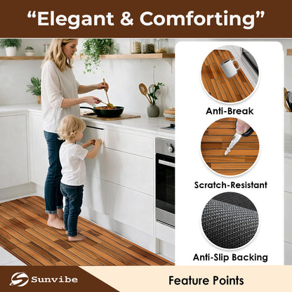 Kitchen Floor Mat 3.5mm (120x40cm & 40x60cm-2 Pieces)