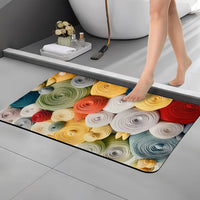 3D Anti-Skid Water-Soaking Mat: Perfect for Your Home