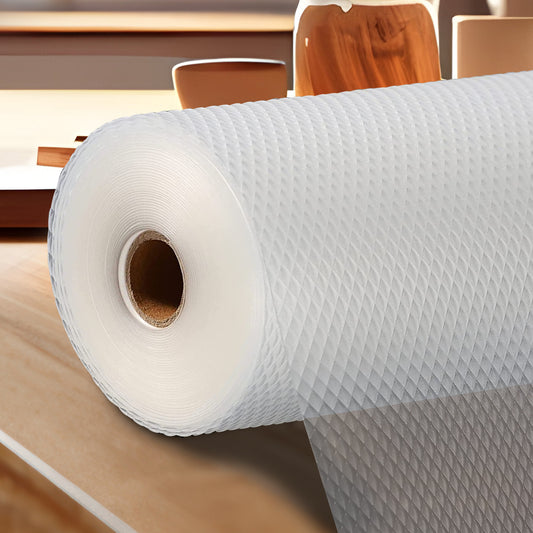 Drawer Cabinet Almirah Mat (45cm X 150cm) Waterproof Washable Mats (White)
