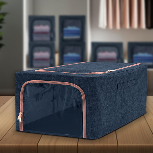 31 L Double-Sided Zipper Storage Box -Blue
