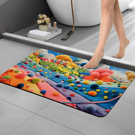 3D Anti-Skid Water-Soaking Mat: Perfect for Your Home