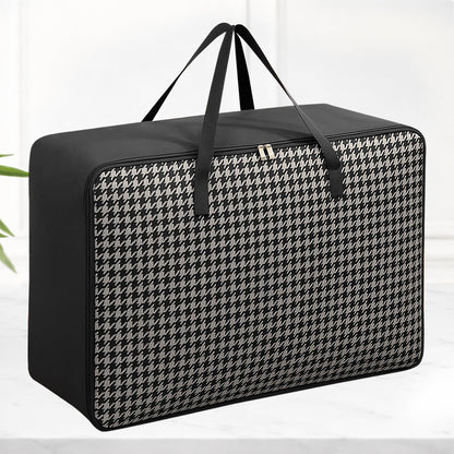 Sunvibe® Large Wardrobe Storage Bag | Heavy Duty Clothes Organizer with Strong Zipper | Foldable Blanket & Saree Storage Bag | Dustproof | Large Capacity