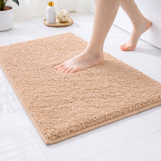 Sunvibe   Premium Microfiber Floor Mat – Super Soft, Highly Absorbent & Quick Dry | Anti-Slip Multipurpose Mat for Bathroom, Kitchen & Bedroom (40 x 60 cm)