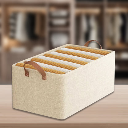 Foldable Wardrobe Organizer with Durable Handles