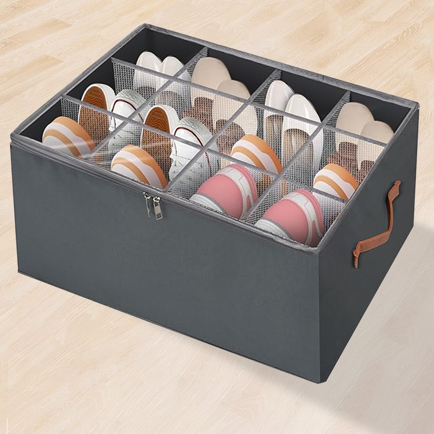 Premium Multi-Layer Shoe Organizer | Space Saving Shoe Storage Shelf for Home, Entryway & Closet | Durable, Dust-Free, Easy to Assemble Shoe Stand