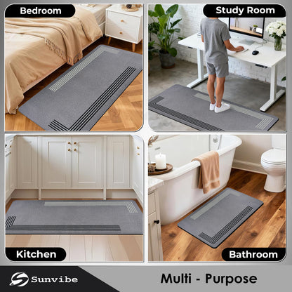 Kitchen Floor Mat 3.5mm (120x45cm & 40x80cm-2 Pieces) Liner