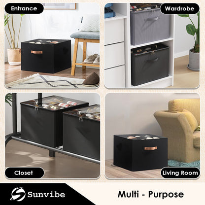 Premium Multi-Layer Shoe Organizer | Space Saving Shoe Storage Shelf for Home, Entryway & Closet | Durable, Dust-Free, Easy to Assemble Shoe Stand