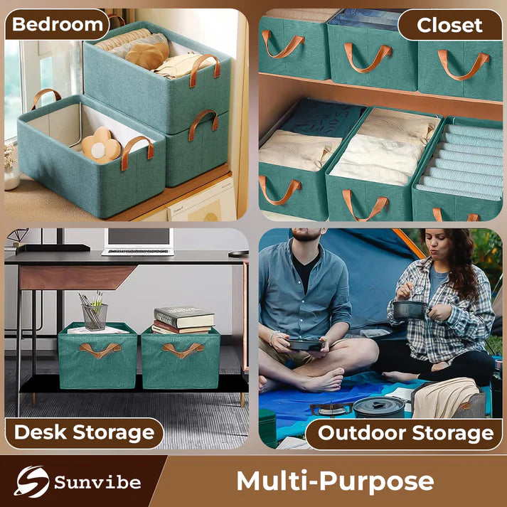 Wardrobe Organizer for Clothes | Foldable Storage Box | Space Saving Closet Organizer