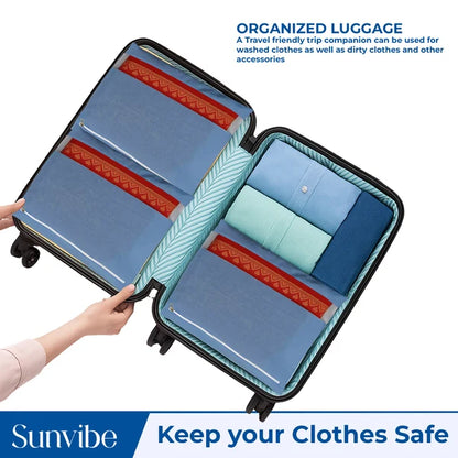 Saree Clothes Bags/Covers/Poches For Storage With Zip Closure (16 X 14 Inches)