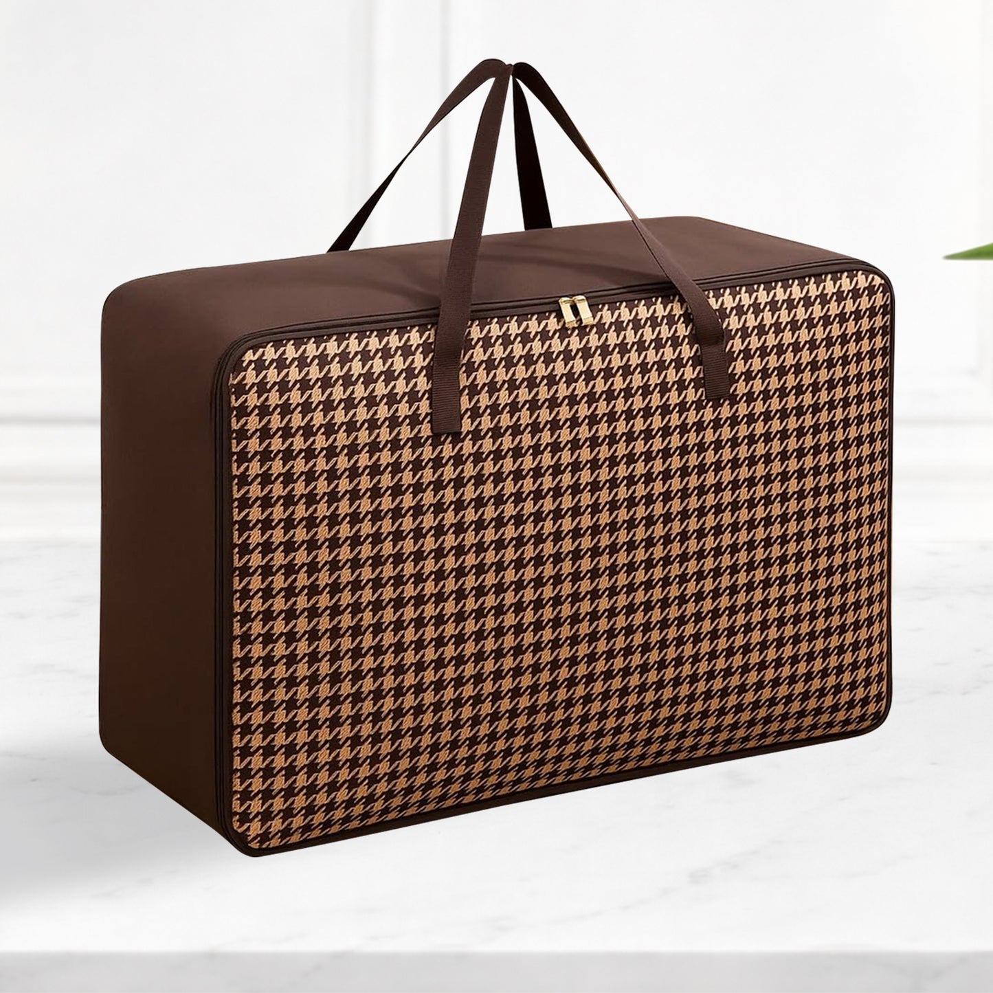 Sunvibe® Large Wardrobe Storage Bag | Heavy Duty Clothes Organizer with Strong Zipper | Foldable Blanket & Saree Storage Bag | Dustproof | Large Capacity