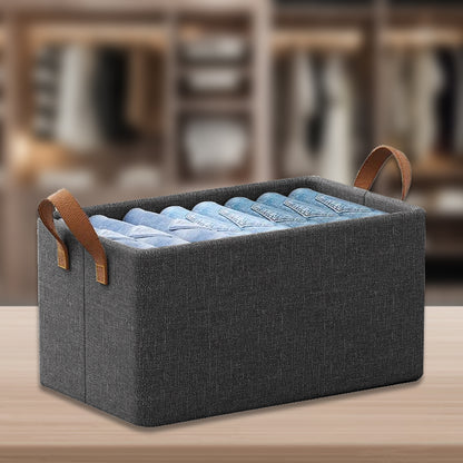 Foldable Wardrobe Organizer with Durable Handles
