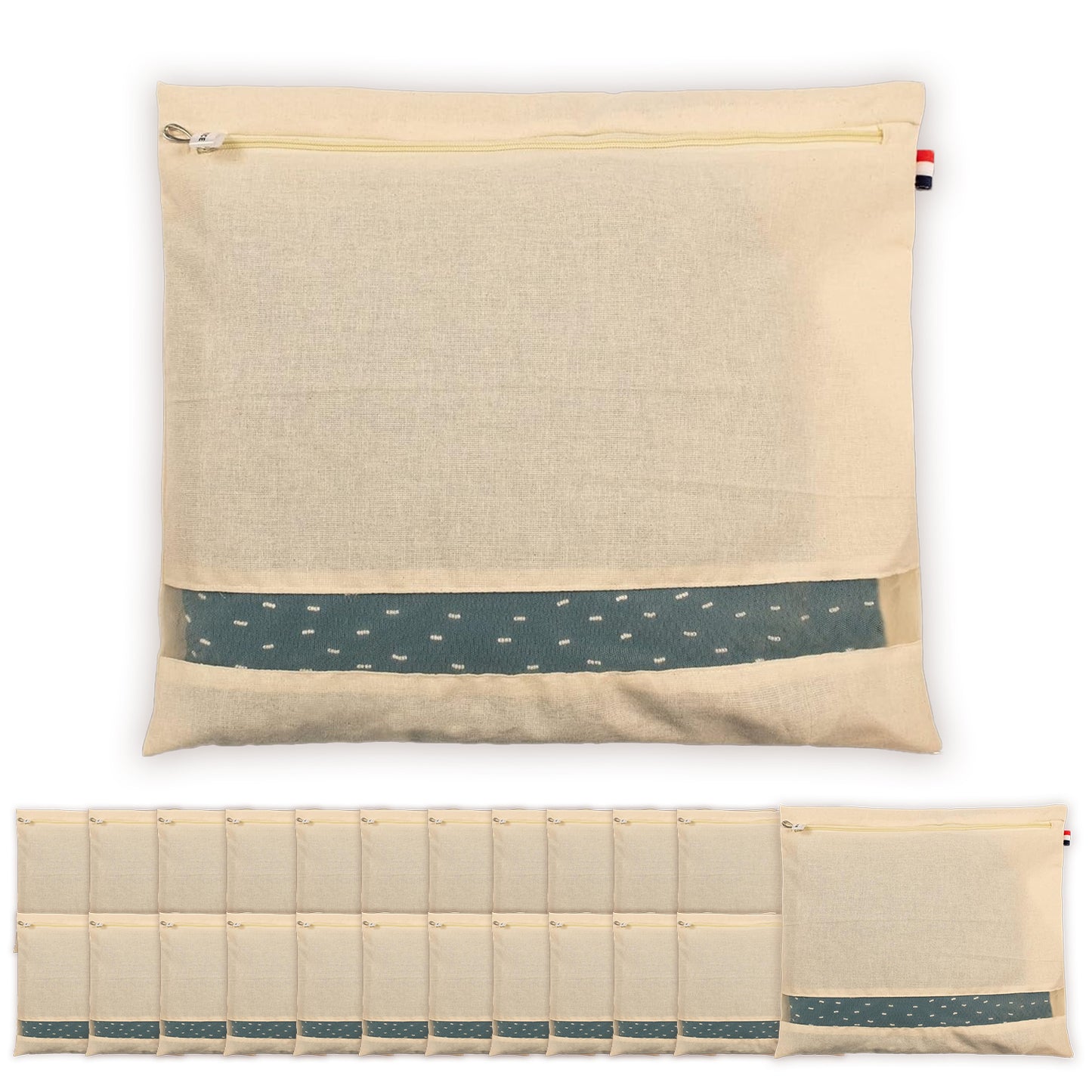 Saree Clothes Covers (16 X 14 Inches, Beige) PACK of 10