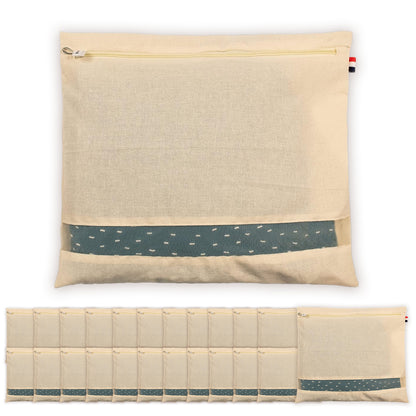 Saree Clothes Covers (16 X 14 Inches, Beige) PACK of 10