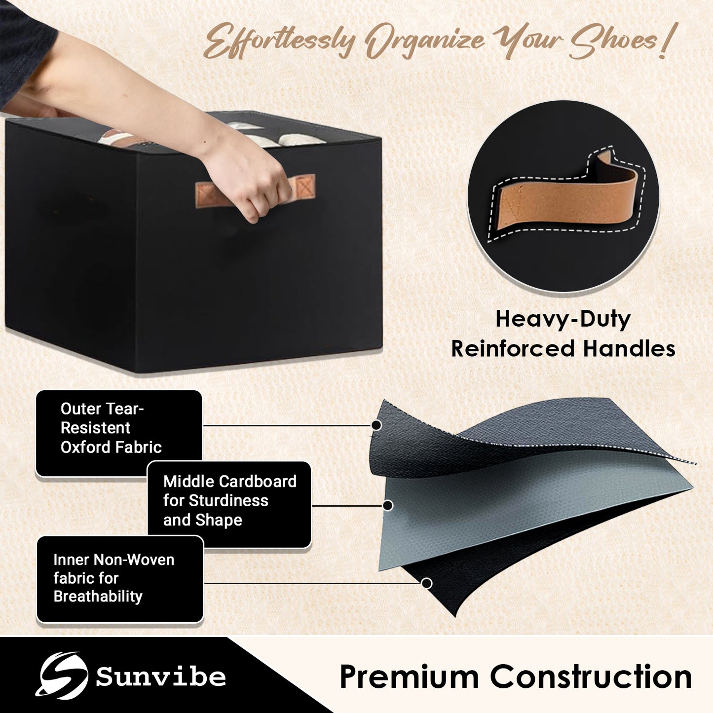 Premium Multi-Layer Shoe Organizer | Space Saving Shoe Storage Shelf for Home, Entryway & Closet | Durable, Dust-Free, Easy to Assemble Shoe Stand