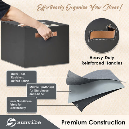 Premium Multi-Layer Shoe Organizer | Space Saving Shoe Storage Shelf for Home, Entryway & Closet | Durable, Dust-Free, Easy to Assemble Shoe Stand