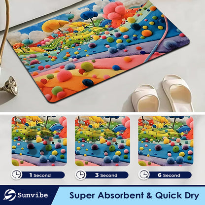 3D Anti-Skid Water-Soaking Mat: Perfect for Your Home