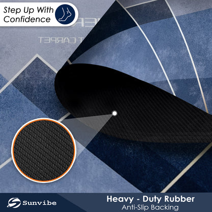 Kitchen Floor Mat 3.5mm (120x40cm & 40x60cm, Feather Print-2 Pieces)