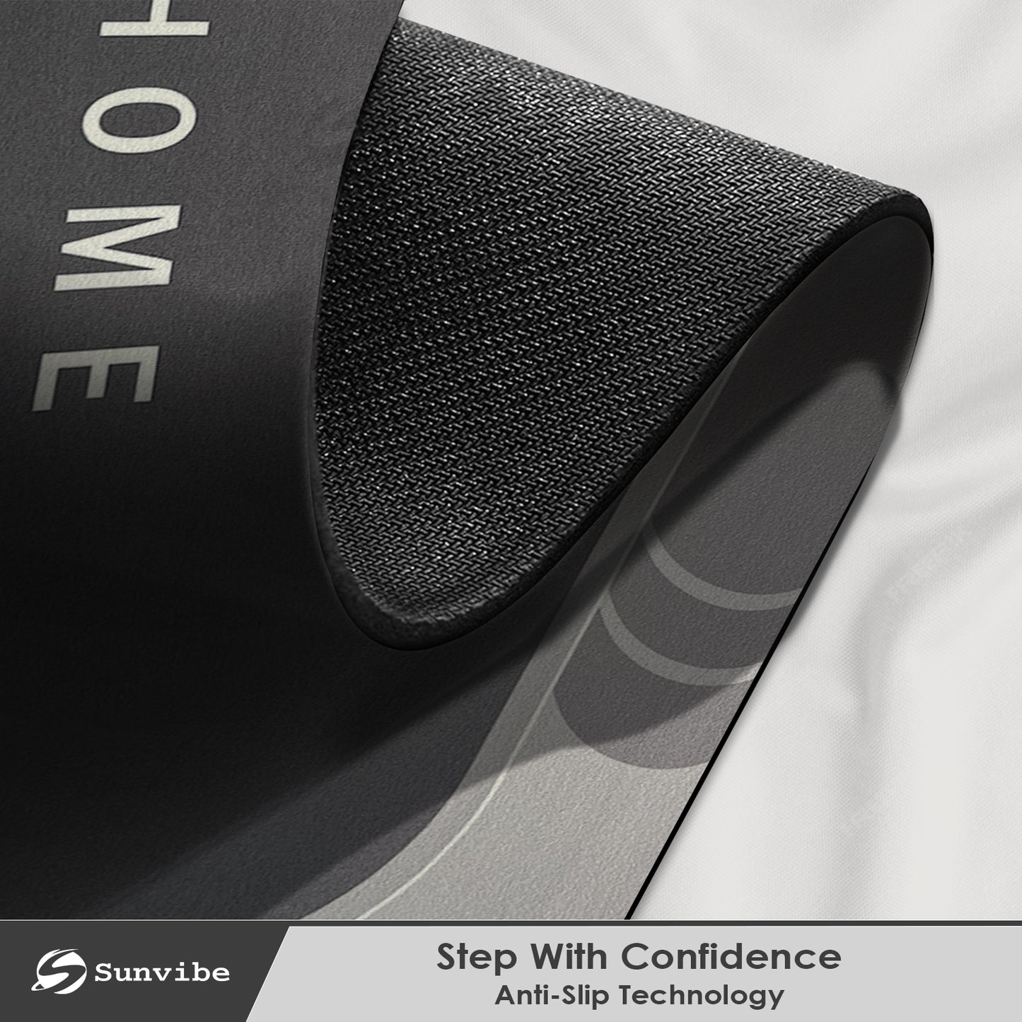 Bath Mat 3.5mm Anti-Skid Water Soaking Home Print Bathroom Door Floor Mat