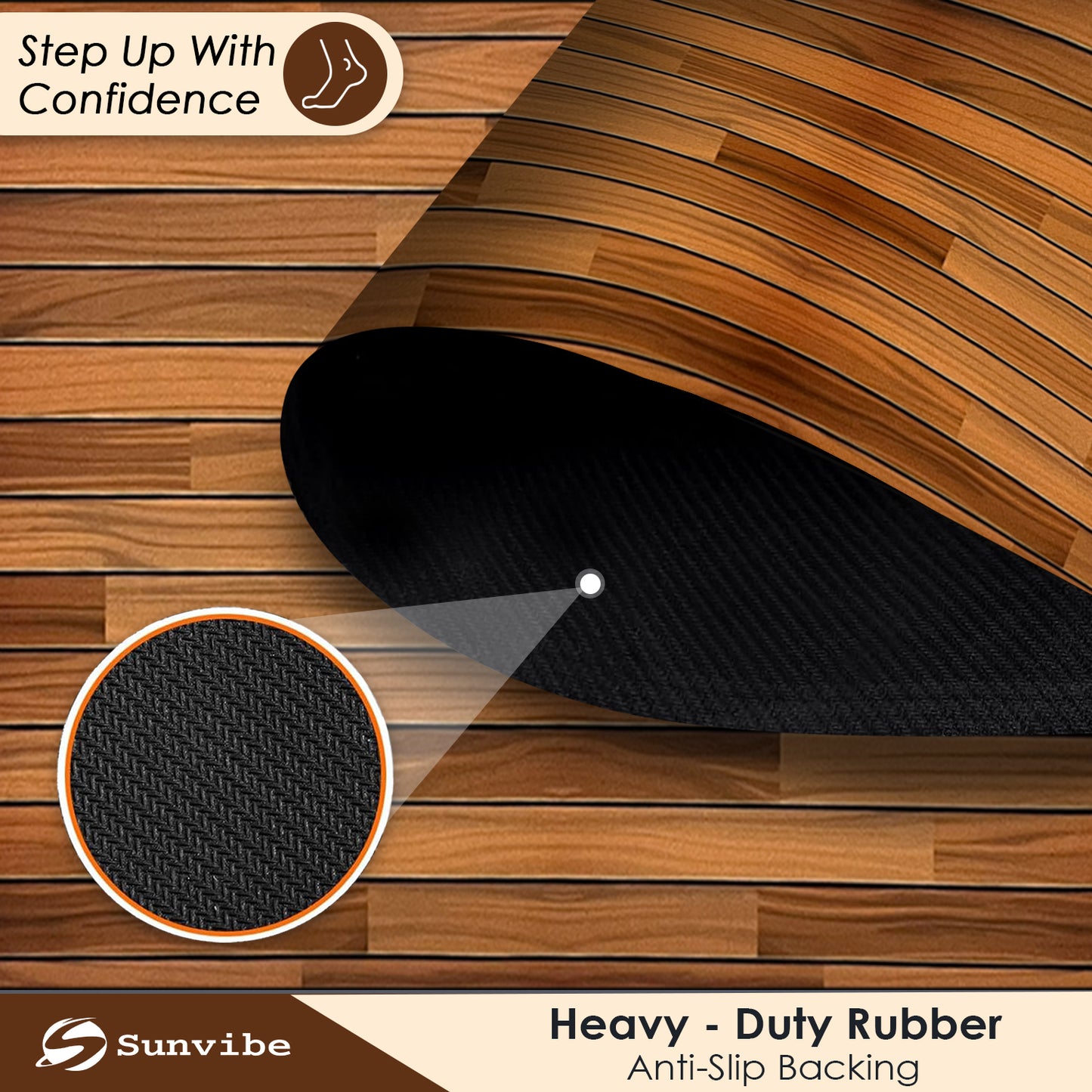 Kitchen Floor Mat 3.5mm (120x40cm & 40x60cm-2 Pieces)