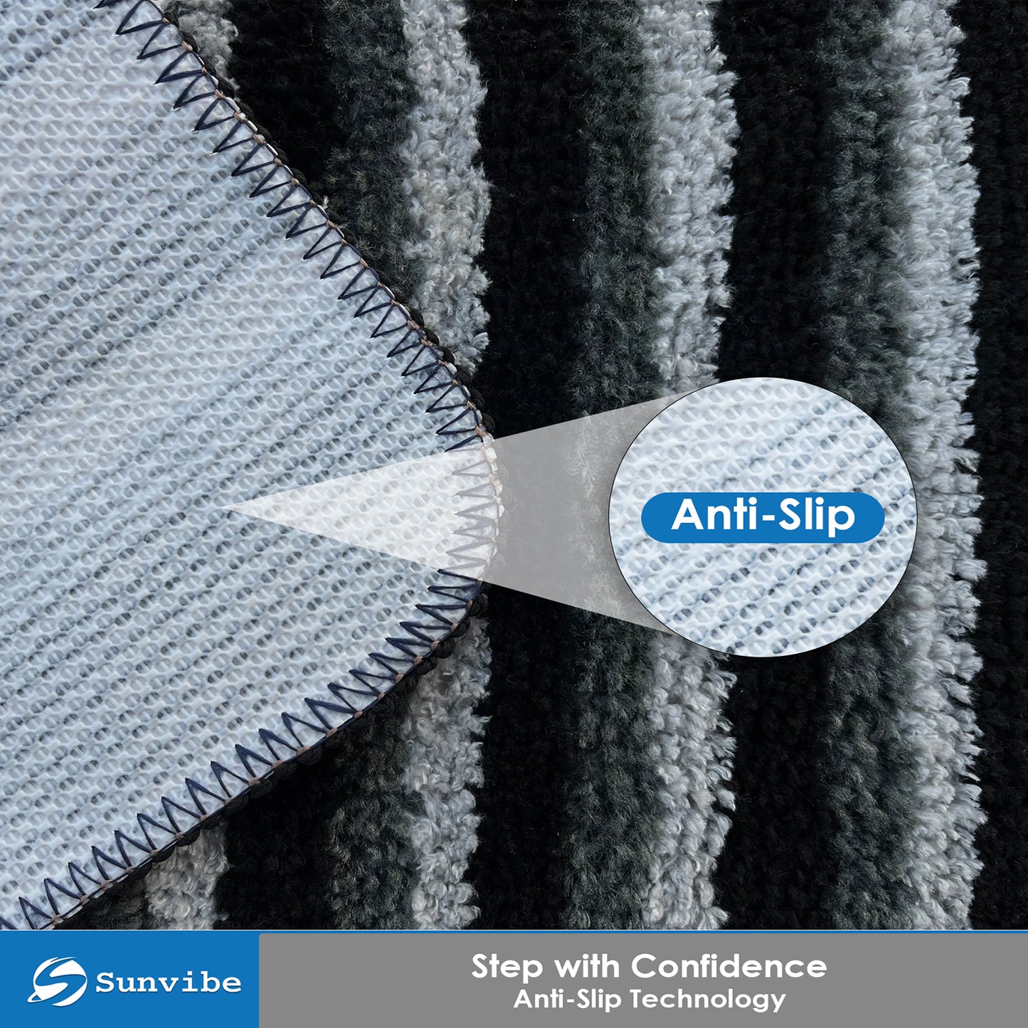 Microfiber Bath Mat  (Black-1 Piece)