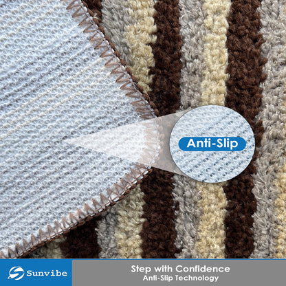 Microfiber Bath Mat  (Brown-1 Piece)