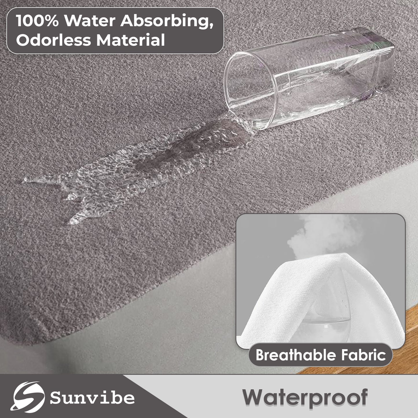 Mattress Protector – Waterproof, Breathable & Soft Cotton