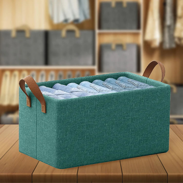 Wardrobe Organizer for Clothes | Foldable Storage Box | Space Saving Closet Organizer